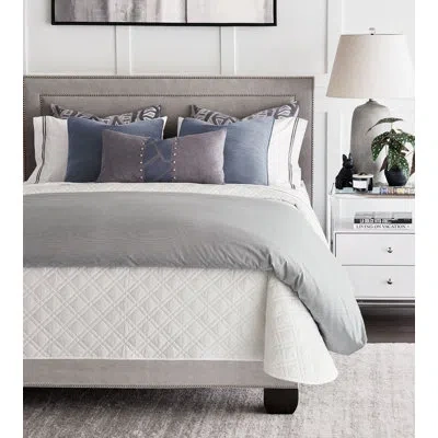 Eastern Accents Coperta Reversible Coverlet / Bedspread In White