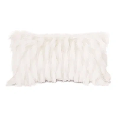 Eastern Accents Danae Faux Fur Decorative Pillow Cover & Insert In Ivory