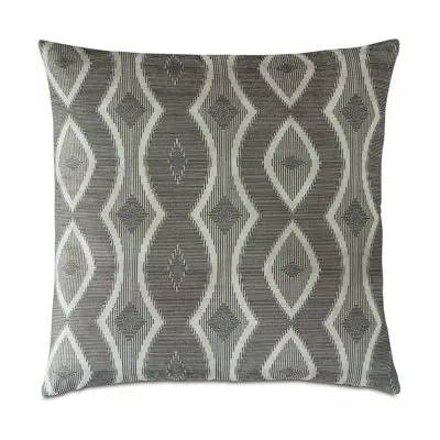 Eastern Accents Echo Ogee Square Pillow Cover & Insert In Gray