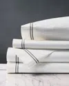Eastern Accents Enzo White/dove King Sheet Set In Multi