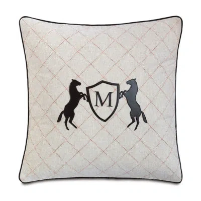 Eastern Accents Equestrian Belmont Throw Pillow In Beige