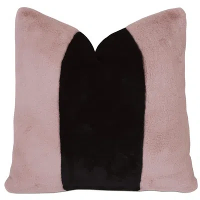 Eastern Accents Estelle Emmarie Square Faux Fur Pillow Cover & Insert In Faux Down
