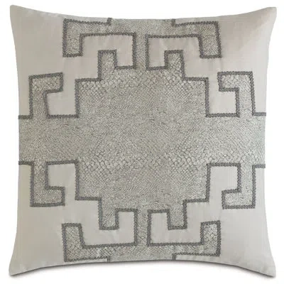 Eastern Accents Ezra Smoke Graphic Square Pillow Cover & Insert In Beige