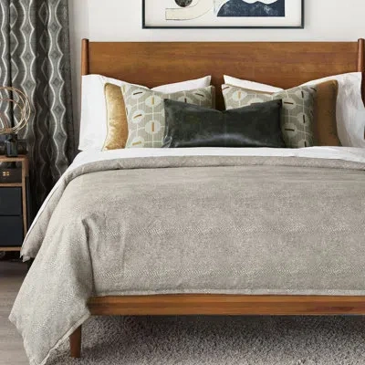 Eastern Accents Ezra Smoke Reversible Comforter In Ezra Smoke Rr