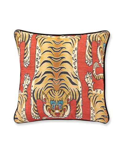 Eastern Accents Fenning Tiger Decorative Pillow In Multi
