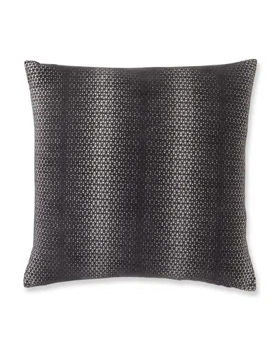 Eastern Accents Formation Decorative Pillow, Charcoal In Black