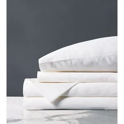 Eastern Accents Fresco 300 Thread Count Egyptian Certified Cotton Sateen Sheet Set In White