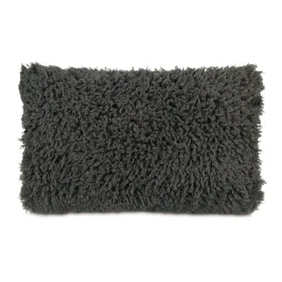 Eastern Accents Fur Decorative Pillow In Gray