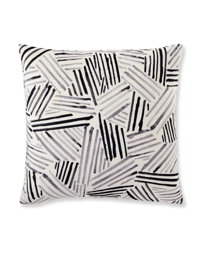 Eastern Accents Giacometti Brush Strokes Decorative Pillow In Multi