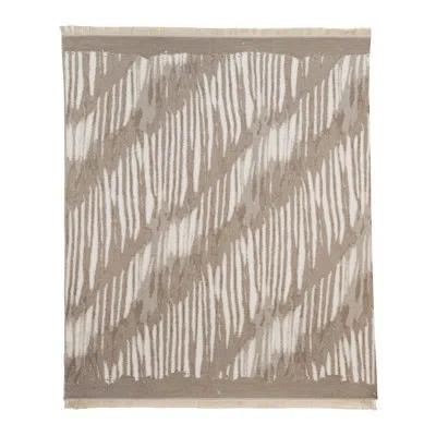 Eastern Accents Giada Wool Blanket In Beige
