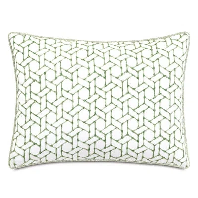 Eastern Accents Grenada Bamboo Print Bed Sham In Green