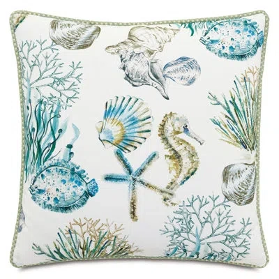 Eastern Accents Grenada Tropical Sham In Blue;green
