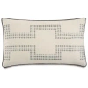 Eastern Accents Hendrix Small Welt Rectangular Pillow Cover & Insert In White