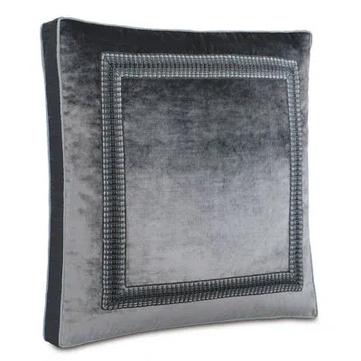 Eastern Accents Hendrix Velda Square Sham In Charcoal