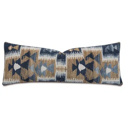 Eastern Accents Higgins Extra Long Decorative Pillow Cover & Insert In Blue;taupe