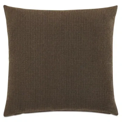 Eastern Accents Higgins Pieced Euro Sham In Brown