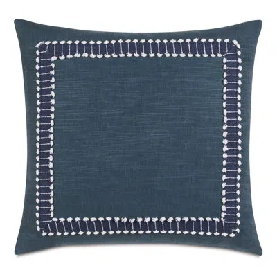 Eastern Accents High Tide Border Decorative Pillow Cover & Insert In Blue