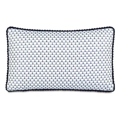 Eastern Accents High Tide Embroidered Decorative Pillow Cover & Insert In Blue;white