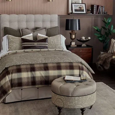 Eastern Accents Highland Bedset In Brown;beige