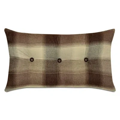 Eastern Accents Highland Leather Decorative Pillow In Brown;beige