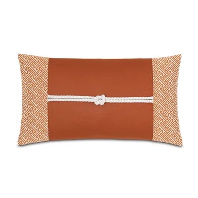 Eastern Accents Indira Mack Sunset Lumbar Rectangular Pillow Cover & Insert In Orange