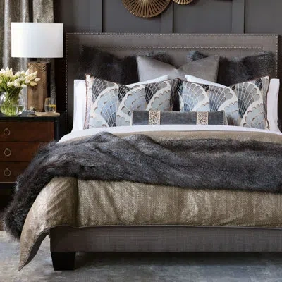 Eastern Accents Indochine Duvet Cover Set In Bronze
