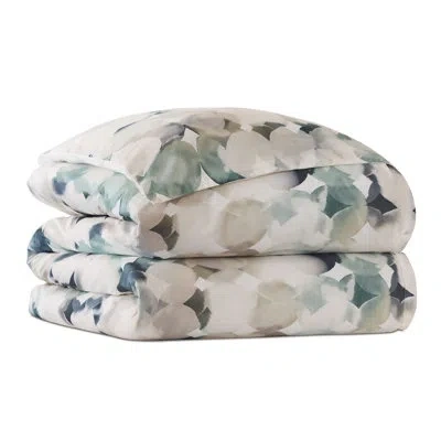 Eastern Accents Izaro Watercolor Print Reversible Duvet Cover In Izaro Jade