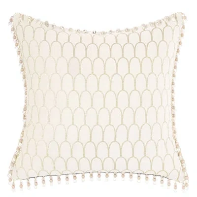 Eastern Accents Jolene Cream Polyester Piece Sham