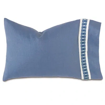 Eastern Accents Kiku Sham In Blue;white