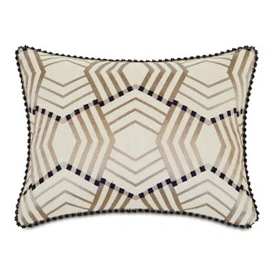 Eastern Accents Kimahri Linen Blend Zipper Sham In Ivory;bikanel Bisque