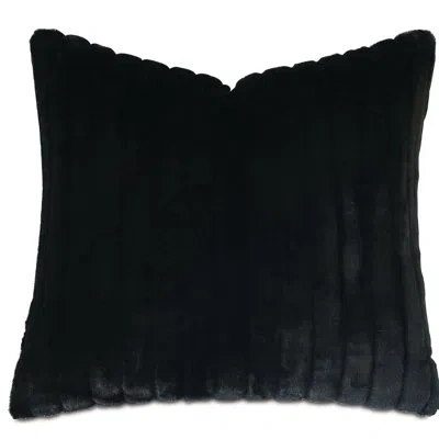 Eastern Accents Kipling Faux Fur 27" Sham In Lasalle Black