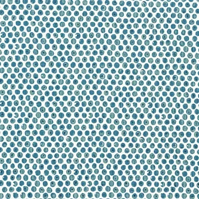Eastern Accents Kona Performance Cotton Blend Faux Leather Fabric In Blue;green