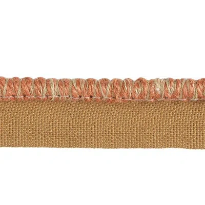 Eastern Accents Ladera Cord Fabric In Brown;orange