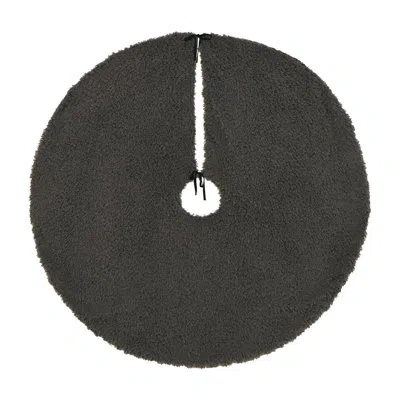 Eastern Accents Lennox Fur Tree Skirt In Gray