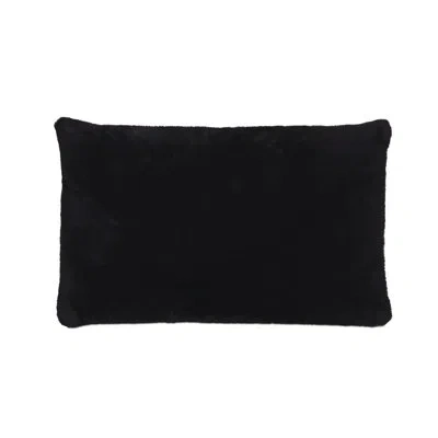 Eastern Accents Liam Faux Fur Rectangular Pillow Cover & Insert In Black