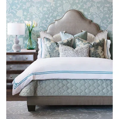Eastern Accents Luna Reversible Coverlet Set In Blue