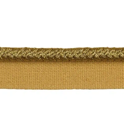 Eastern Accents Luxe Faux Leather Fabric In Gold