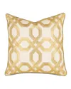 Eastern Accents Luxe Square Decorative Pillow In Multi