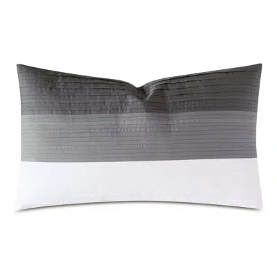 Eastern Accents Lyra Rectangular Cotton Pillow Cover & Insert In White;gray