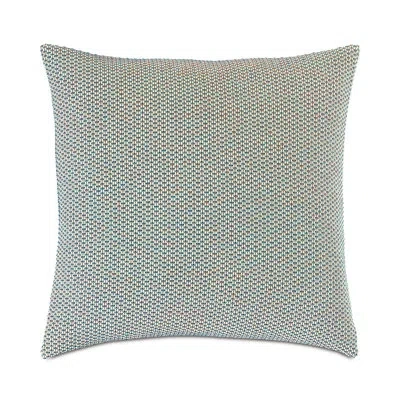 Eastern Accents Mackay Woven Decorative Square Pillow Cover & Insert In Blue;green
