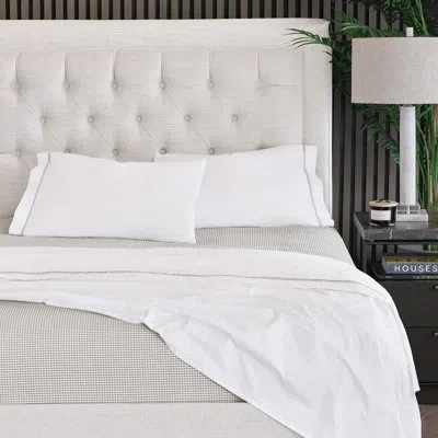 Eastern Accents Malaya Gingham By Alexa Hampton Sheet Set In Fawn