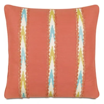 Eastern Accents Maldive Orange Linen Piece Sham