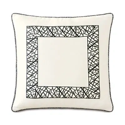 Eastern Accents Medara Graphic Square Pillow Cover & Insert In Ivory