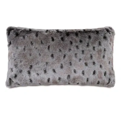 Eastern Accents Midori Faux Fur Decorative Pillow Cover & Insert In Gray