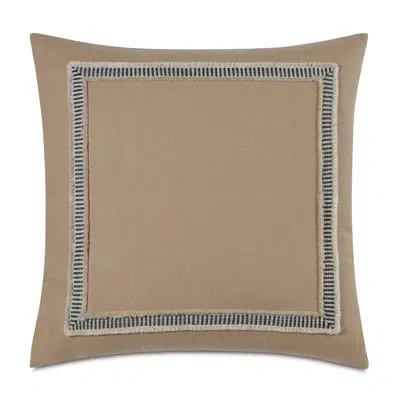 Eastern Accents Midori Linen Euro Pillow Cover & Insert In Tan