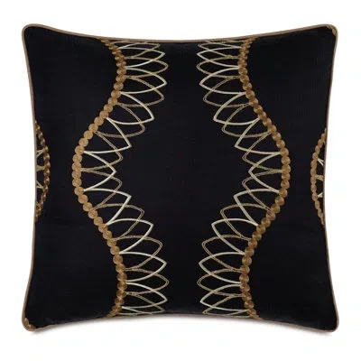 Eastern Accents Midori Ogee Decorative Pillow Cover & Insert In Brown;gold