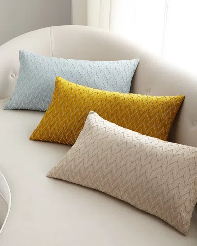 Eastern Accents Mildred Decorative Velvet Pillow In Mist
