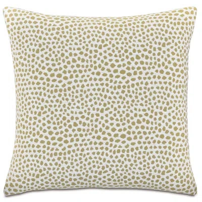 Eastern Accents Mira Animal Print Decorative Pillow In Citron