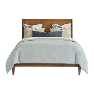Eastern Accents Mira Striped Button-tufted Comforter In Blue;white