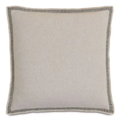 Eastern Accents Moab Cotton Blend Throw Square Pillow Cover & Insert In Greer Linen